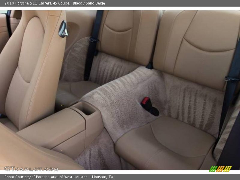 Black / Sand Beige 2010 Porsche 911 Carrera 4S Coupe