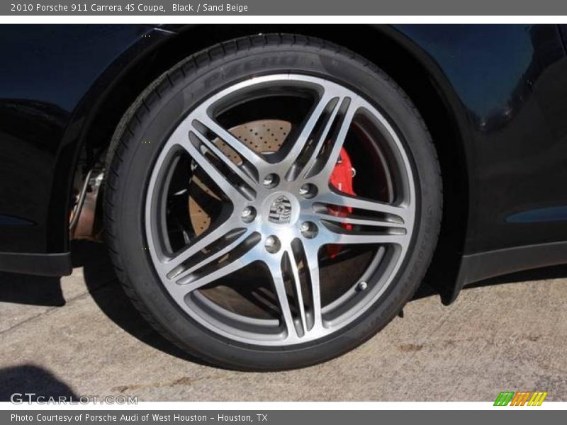 Black / Sand Beige 2010 Porsche 911 Carrera 4S Coupe