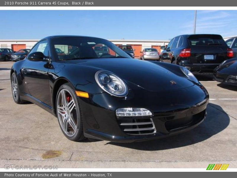 Black / Black 2010 Porsche 911 Carrera 4S Coupe