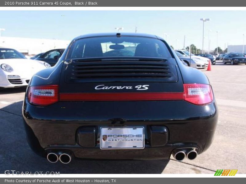 Black / Black 2010 Porsche 911 Carrera 4S Coupe