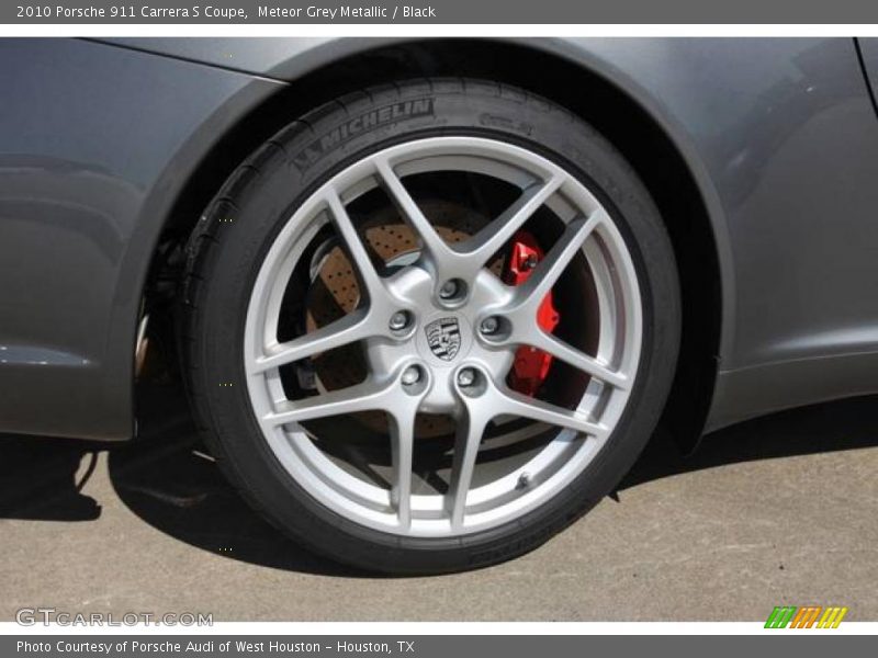Meteor Grey Metallic / Black 2010 Porsche 911 Carrera S Coupe