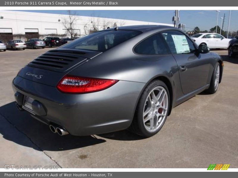 Meteor Grey Metallic / Black 2010 Porsche 911 Carrera S Coupe