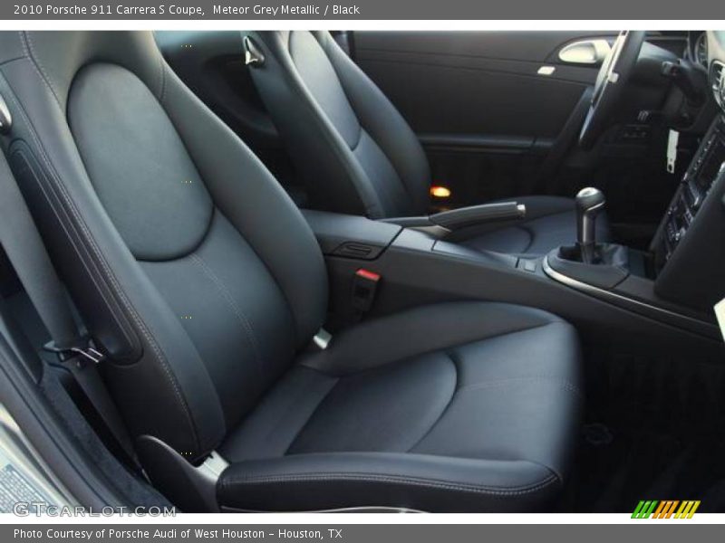 Meteor Grey Metallic / Black 2010 Porsche 911 Carrera S Coupe