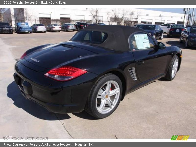 Black / Sand Beige 2010 Porsche Boxster S
