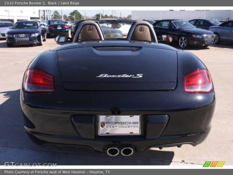 Black / Sand Beige 2010 Porsche Boxster S