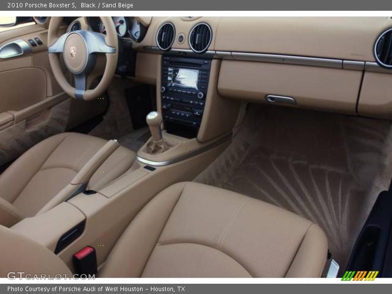 Black / Sand Beige 2010 Porsche Boxster S
