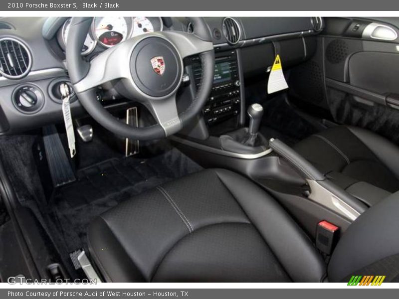 Black / Black 2010 Porsche Boxster S