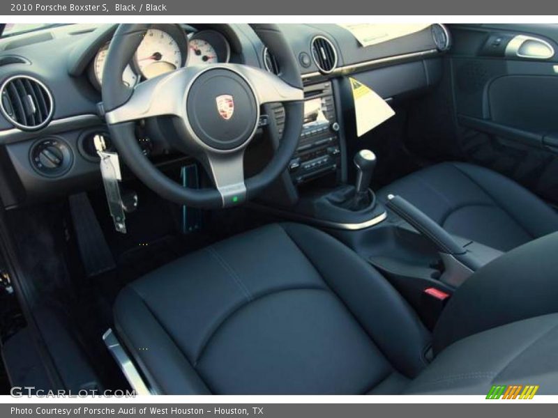 Black / Black 2010 Porsche Boxster S