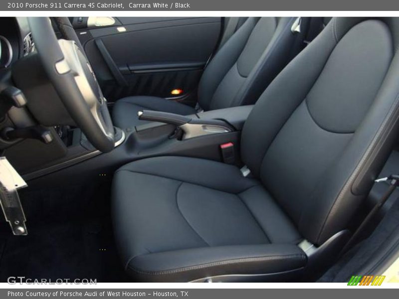 Carrara White / Black 2010 Porsche 911 Carrera 4S Cabriolet