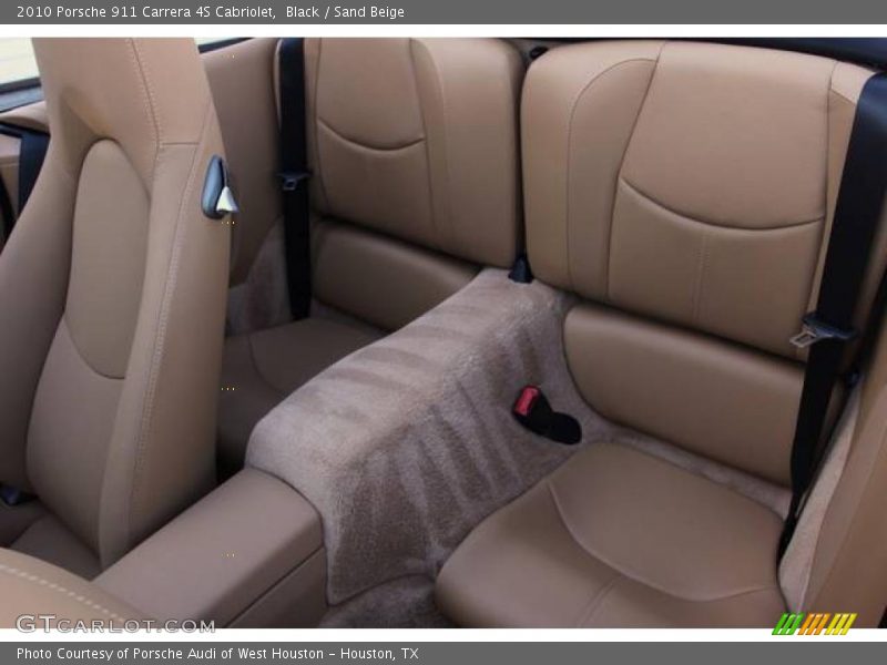 Black / Sand Beige 2010 Porsche 911 Carrera 4S Cabriolet