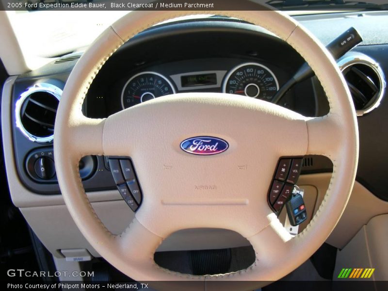 Black Clearcoat / Medium Parchment 2005 Ford Expedition Eddie Bauer