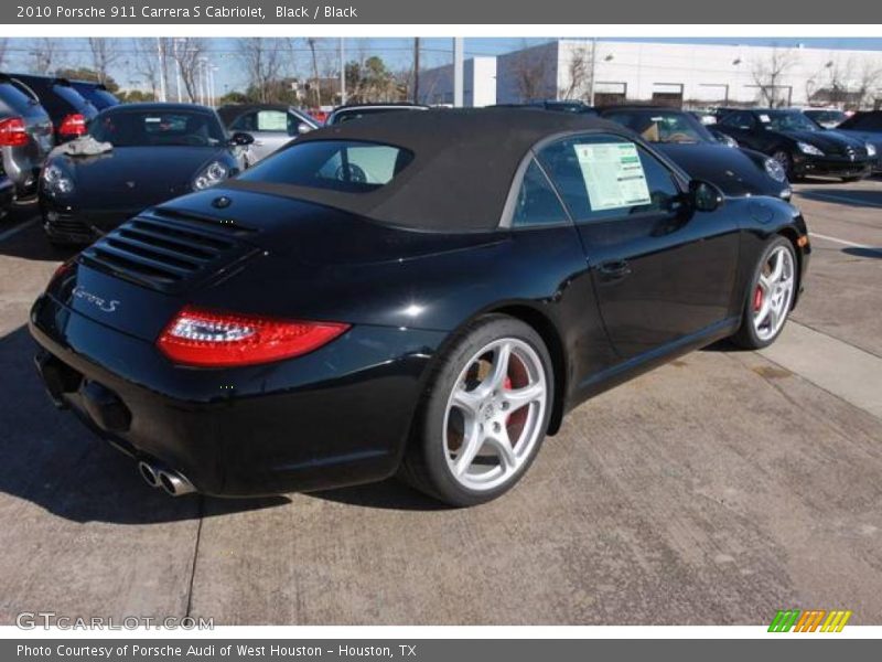 Black / Black 2010 Porsche 911 Carrera S Cabriolet