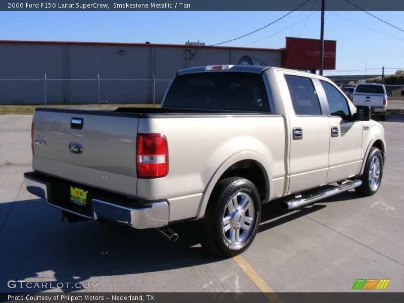 Smokestone Metallic / Tan 2006 Ford F150 Lariat SuperCrew