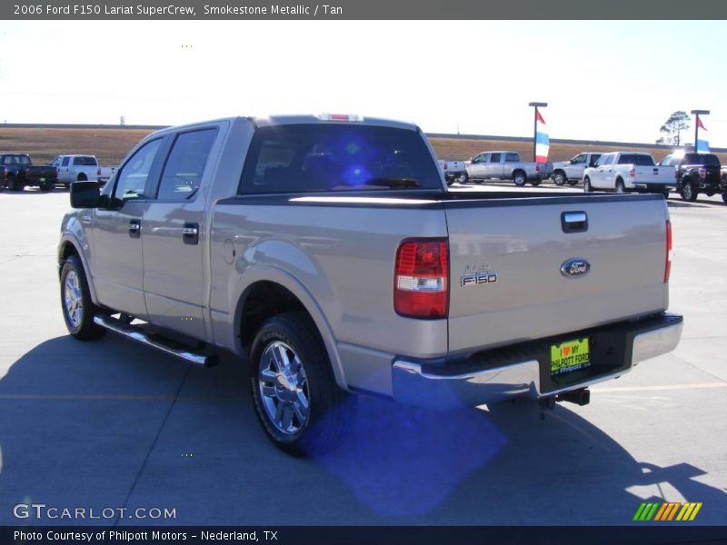 Smokestone Metallic / Tan 2006 Ford F150 Lariat SuperCrew