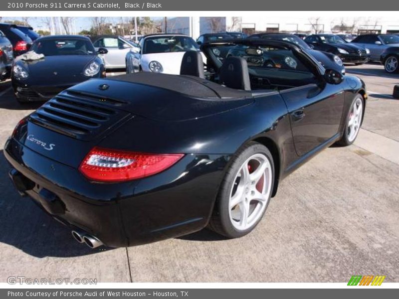 Black / Black 2010 Porsche 911 Carrera S Cabriolet