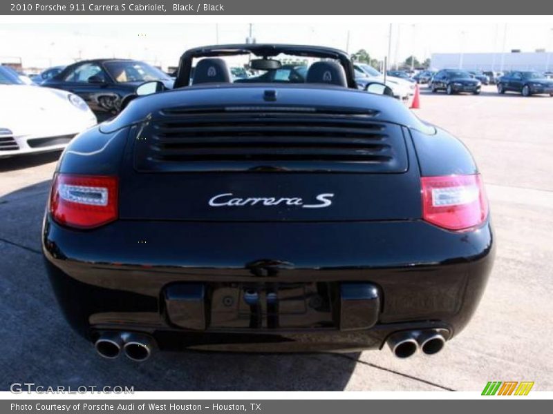 Black / Black 2010 Porsche 911 Carrera S Cabriolet