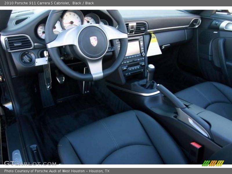 Black / Black 2010 Porsche 911 Carrera S Cabriolet