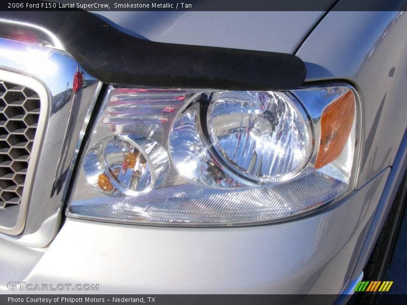 Smokestone Metallic / Tan 2006 Ford F150 Lariat SuperCrew