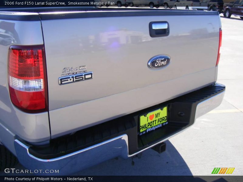Smokestone Metallic / Tan 2006 Ford F150 Lariat SuperCrew