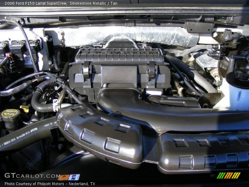 Smokestone Metallic / Tan 2006 Ford F150 Lariat SuperCrew
