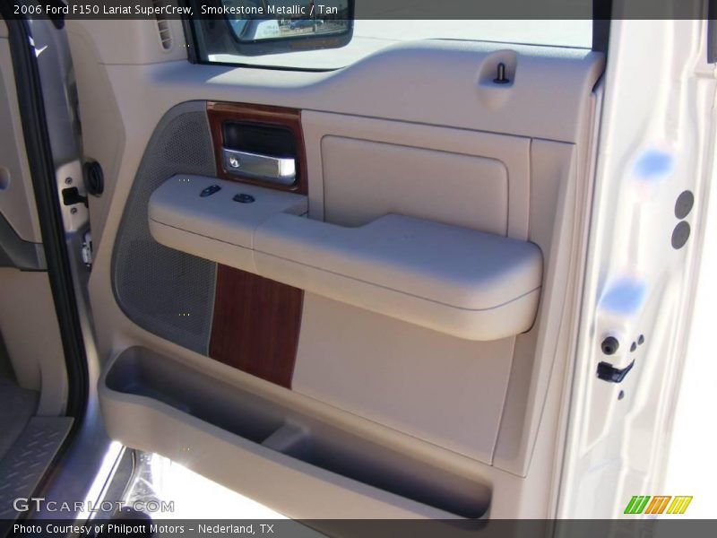Smokestone Metallic / Tan 2006 Ford F150 Lariat SuperCrew