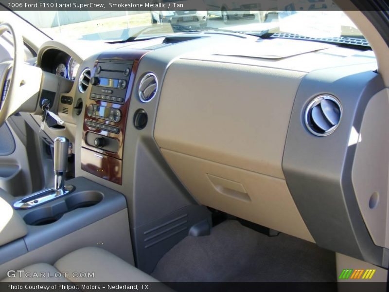 Smokestone Metallic / Tan 2006 Ford F150 Lariat SuperCrew