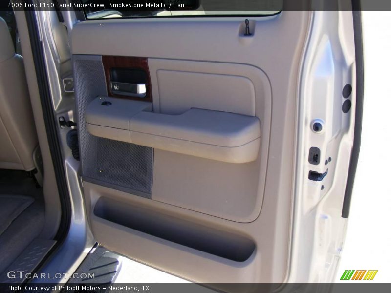 Smokestone Metallic / Tan 2006 Ford F150 Lariat SuperCrew