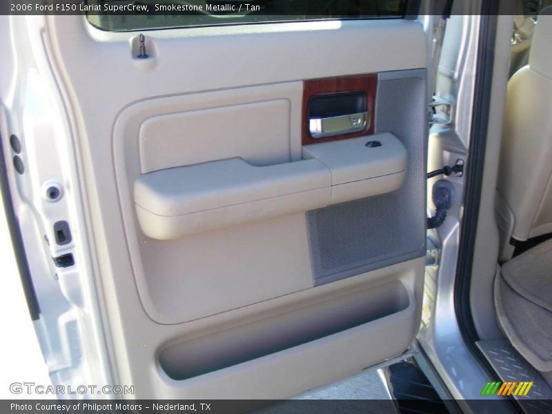 Smokestone Metallic / Tan 2006 Ford F150 Lariat SuperCrew