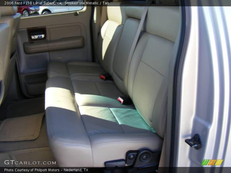 Smokestone Metallic / Tan 2006 Ford F150 Lariat SuperCrew