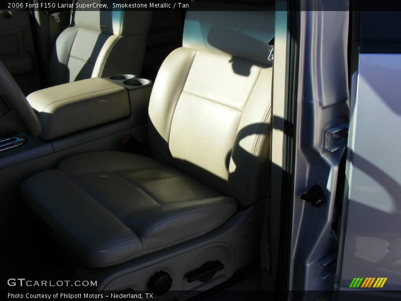 Smokestone Metallic / Tan 2006 Ford F150 Lariat SuperCrew