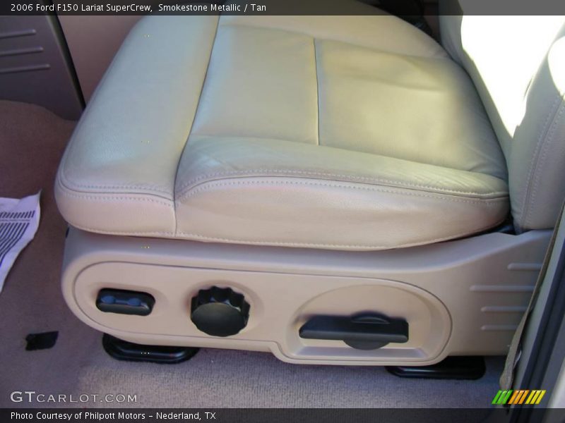 Smokestone Metallic / Tan 2006 Ford F150 Lariat SuperCrew