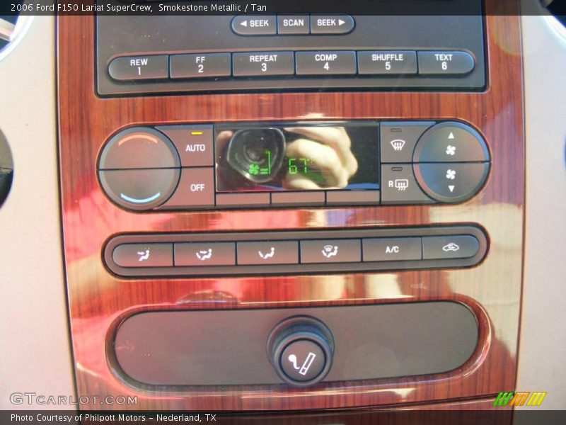 Smokestone Metallic / Tan 2006 Ford F150 Lariat SuperCrew