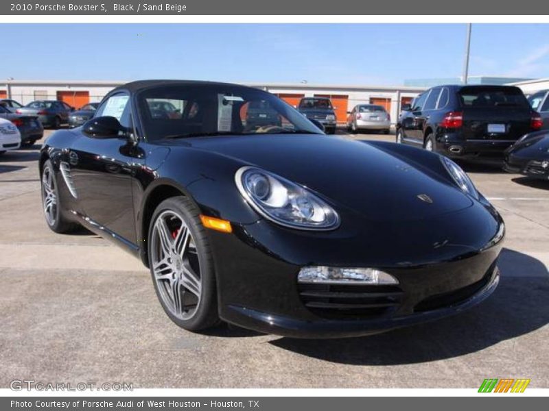 Black / Sand Beige 2010 Porsche Boxster S