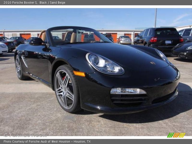 Black / Sand Beige 2010 Porsche Boxster S