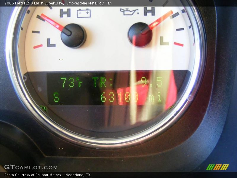 Smokestone Metallic / Tan 2006 Ford F150 Lariat SuperCrew