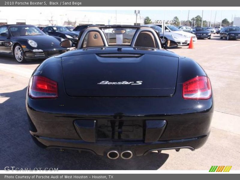 Black / Sand Beige 2010 Porsche Boxster S