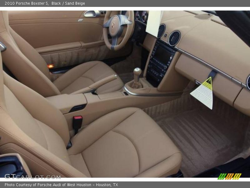 Black / Sand Beige 2010 Porsche Boxster S