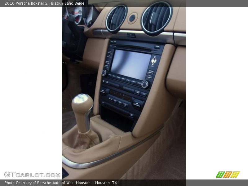 Black / Sand Beige 2010 Porsche Boxster S