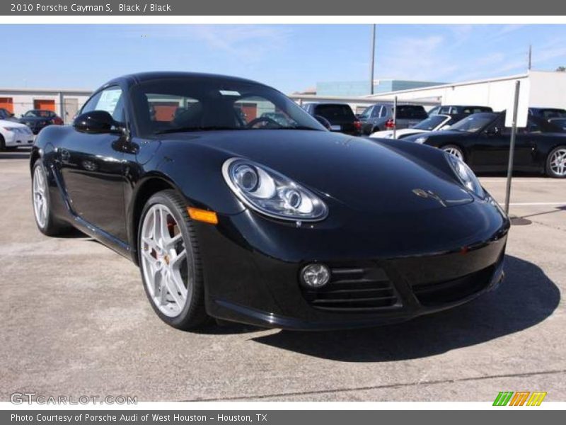 Black / Black 2010 Porsche Cayman S