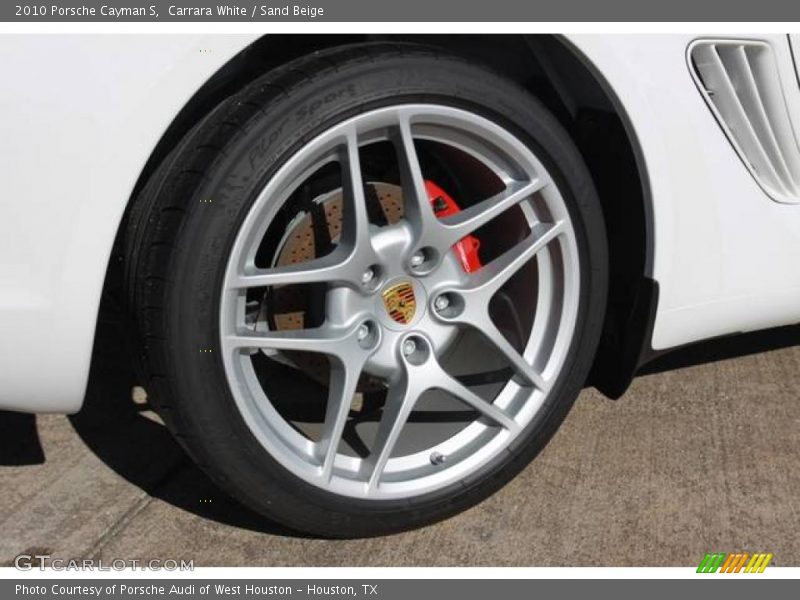 Carrara White / Sand Beige 2010 Porsche Cayman S