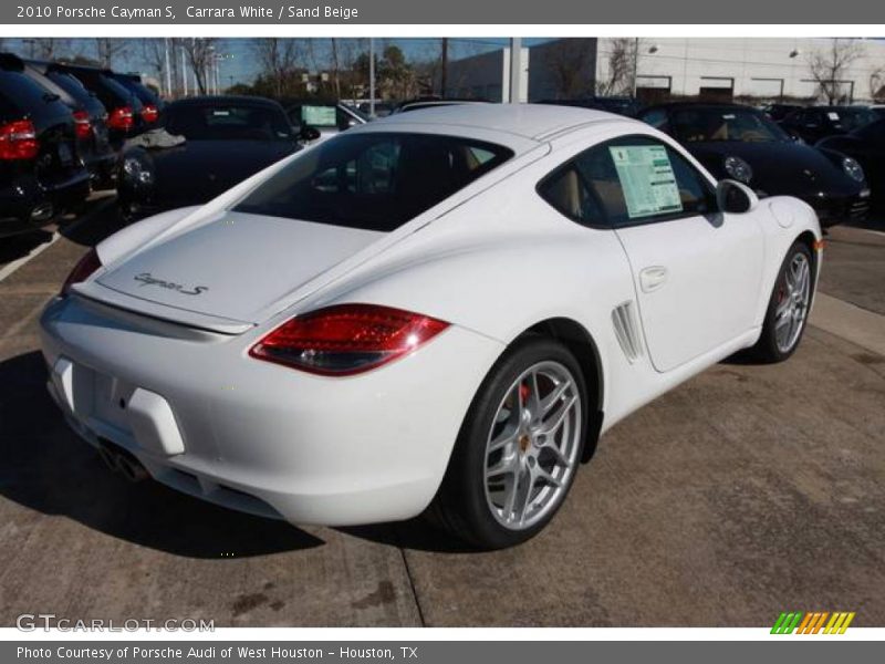 Carrara White / Sand Beige 2010 Porsche Cayman S