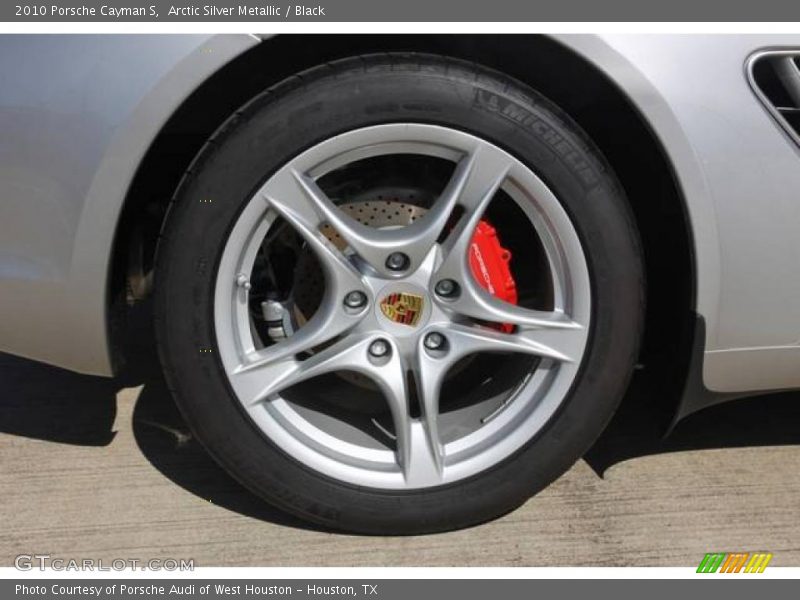 Arctic Silver Metallic / Black 2010 Porsche Cayman S