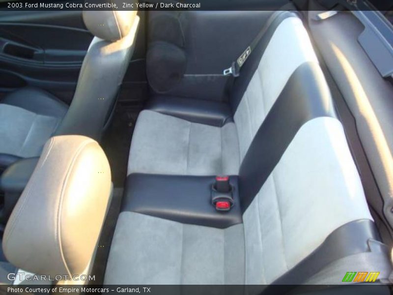 Zinc Yellow / Dark Charcoal 2003 Ford Mustang Cobra Convertible