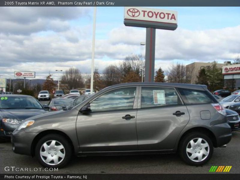 Phantom Gray Pearl / Dark Gray 2005 Toyota Matrix XR AWD
