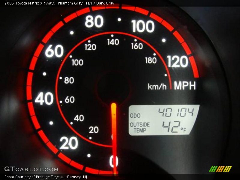 Phantom Gray Pearl / Dark Gray 2005 Toyota Matrix XR AWD