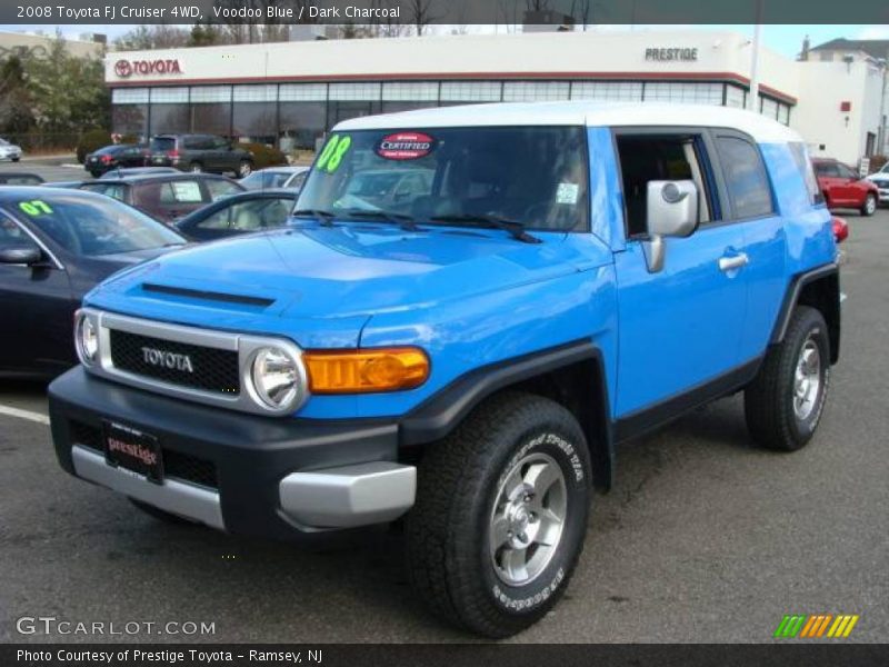 Voodoo Blue / Dark Charcoal 2008 Toyota FJ Cruiser 4WD