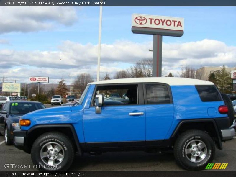 Voodoo Blue / Dark Charcoal 2008 Toyota FJ Cruiser 4WD