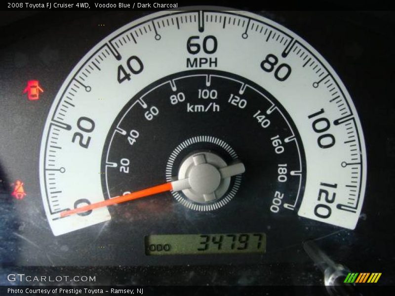 Voodoo Blue / Dark Charcoal 2008 Toyota FJ Cruiser 4WD