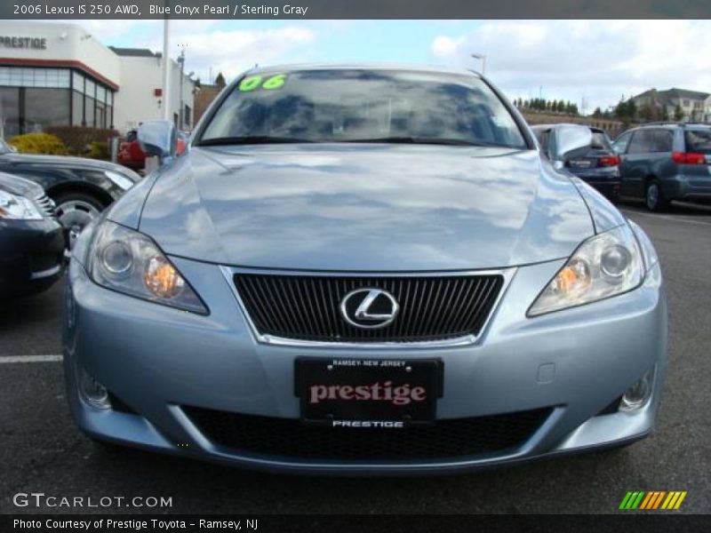 Blue Onyx Pearl / Sterling Gray 2006 Lexus IS 250 AWD