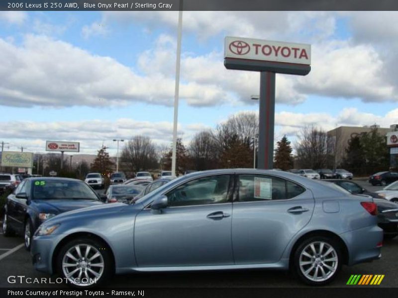 Blue Onyx Pearl / Sterling Gray 2006 Lexus IS 250 AWD